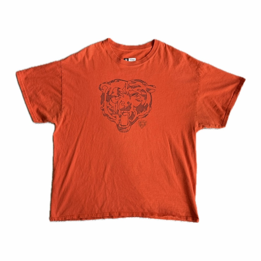 NFL Chicago Bears Orange Logo Center Hit T-Shirt — Size XL